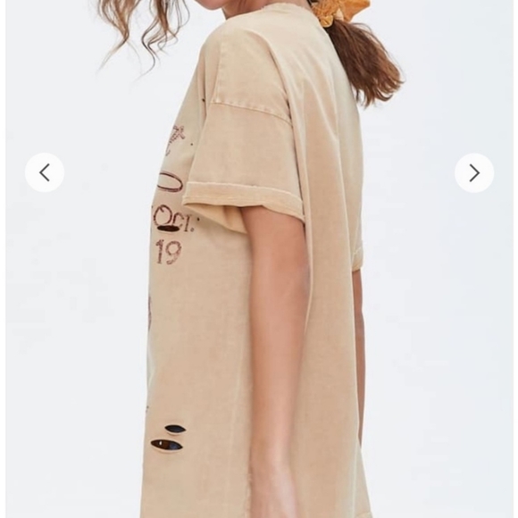 Forever 21 Tan Graphic Tee - Picture 5 of 13